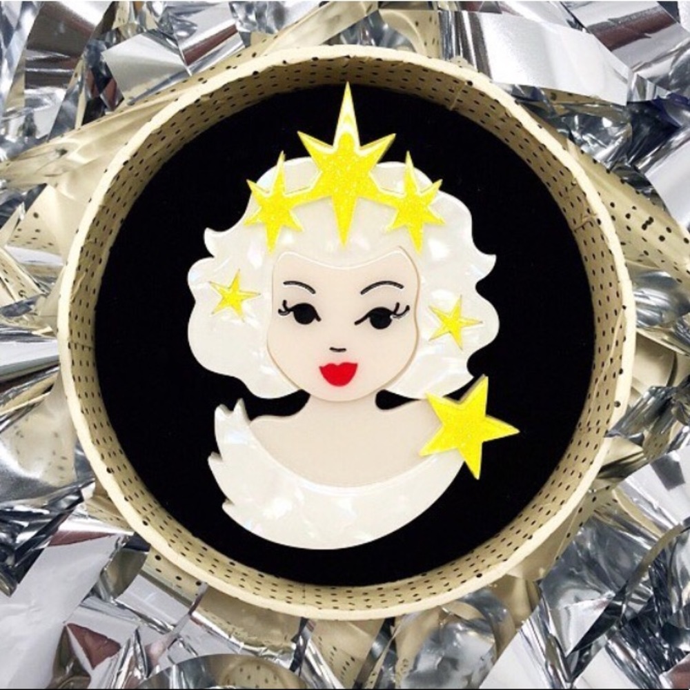 Erstwilder Zodiac Virgo Brooch